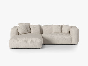 Compact Corner Sofa with Deep Seating & Soft Comfort W280