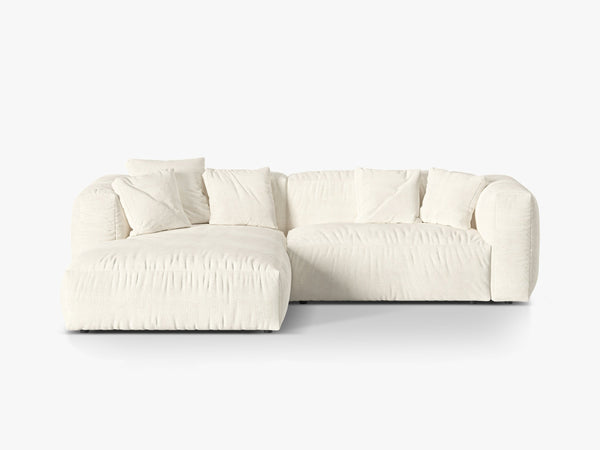 Compact Corner Sofa with Deep Seating & Soft Comfort W280