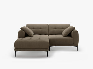 Compact Corner Sofa – Modern L-Shape Couch with Deep Seating W205