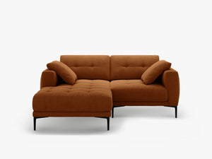 Compact Corner Sofa – Modern L-Shape Couch with Deep Seating W205