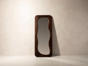 Organic Wall Mirror – Modern Decorative Wooden Frame Mirror