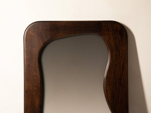 Organic Wall Mirror – Modern Decorative Wooden Frame Mirror