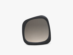 Round Wall Mirror – Modern Decorative Black Oak Frame Mirror