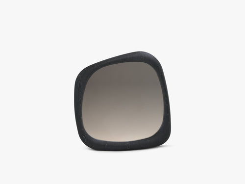 Round Wall Mirror – Modern Decorative Black Oak Frame Mirror