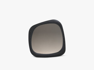 Round Wall Mirror – Modern Decorative Black Oak Frame Mirror