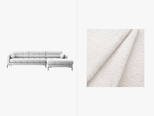 Modern Corner Sofa – Quilted Bubble Design L-Shaped Couch W293