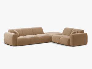 Large Corner Sofa with Rounded Design & Deep Comfort W315