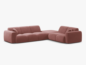 Large Corner Sofa with Rounded Design & Deep Comfort W315
