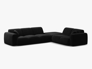Large Corner Sofa with Rounded Design & Deep Comfort W315