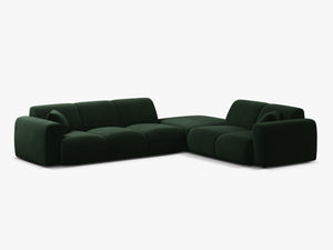 Large Corner Sofa with Rounded Design & Deep Comfort W315