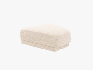 Modular Sofa Pouf – Upholstered Corner Seating Ottoman W79