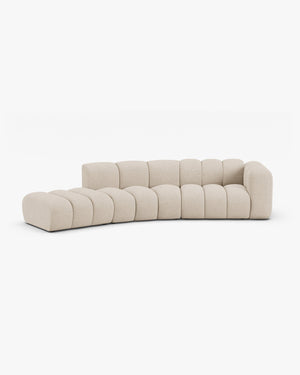 Modular Sofa with Curved Design & Modern Comfort W335