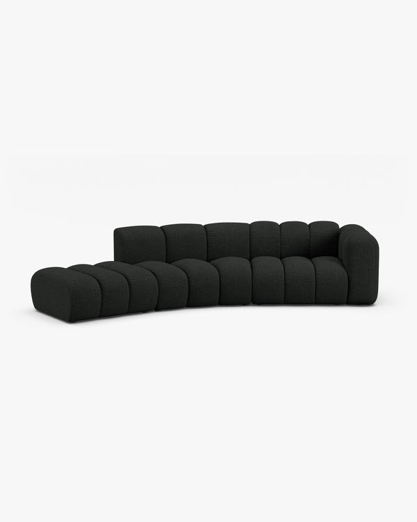 Modular Sofa with Curved Design & Modern Comfort W335