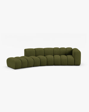 Modular Sofa with Curved Design & Modern Comfort W335