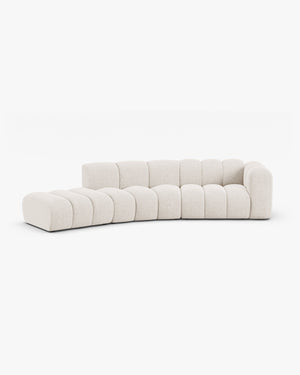 Modular Sofa with Curved Design & Modern Comfort W335