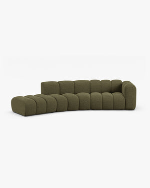 Modular Sofa with Curved Design & Modern Comfort W335