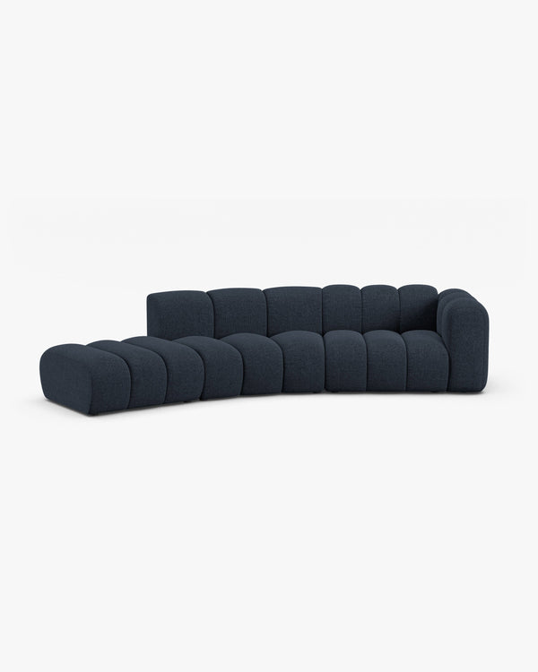 Modular Sofa with Curved Design & Modern Comfort W335