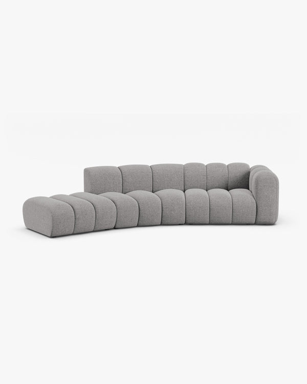 Modular Sofa with Curved Design & Modern Comfort W335