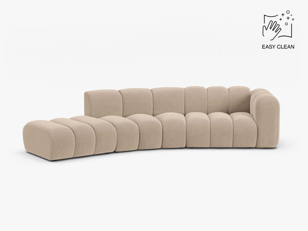Modular Sofa with Curved Design & Modern Comfort W335