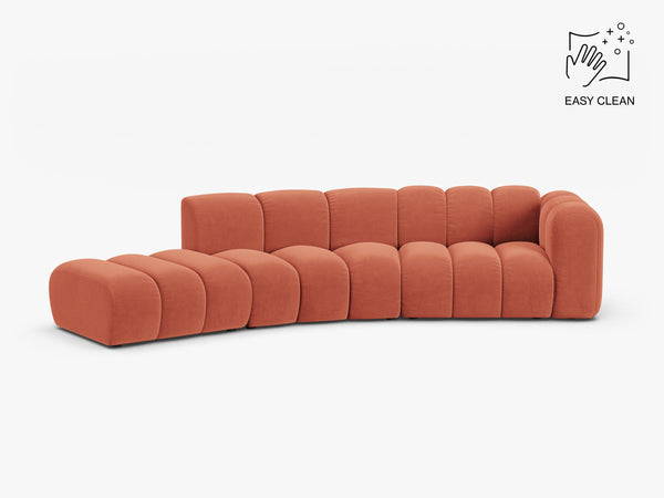 Modular Sofa with Curved Design & Modern Comfort W335