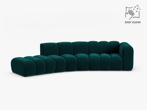 Modular Sofa with Curved Design & Modern Comfort W335