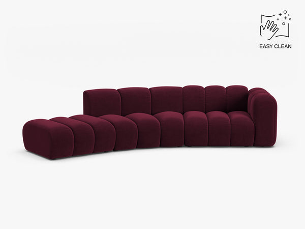Modular Sofa with Curved Design & Modern Comfort W335