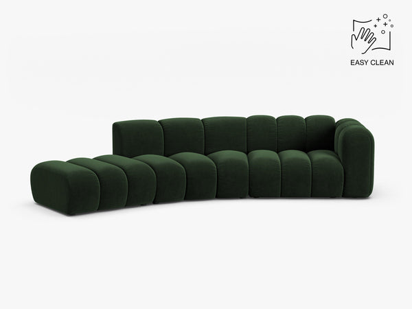 Modular Sofa with Curved Design & Modern Comfort W335