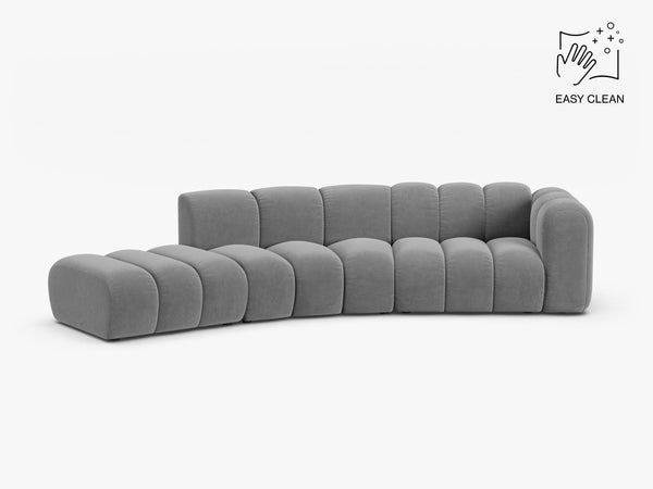 Modular Sofa with Curved Design & Modern Comfort W335