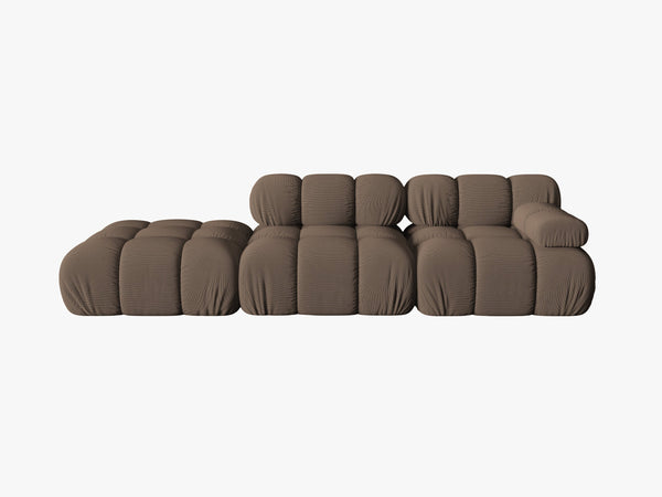 Modular 4-Seater Sofa with Rounded Design & Soft Comfort W282