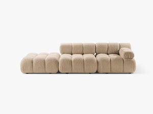 Modular 4-Seater Sofa with Rounded Design & Soft Comfort W282