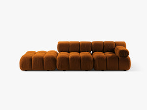 Modular 4-Seater Sofa with Rounded Design & Soft Comfort W282