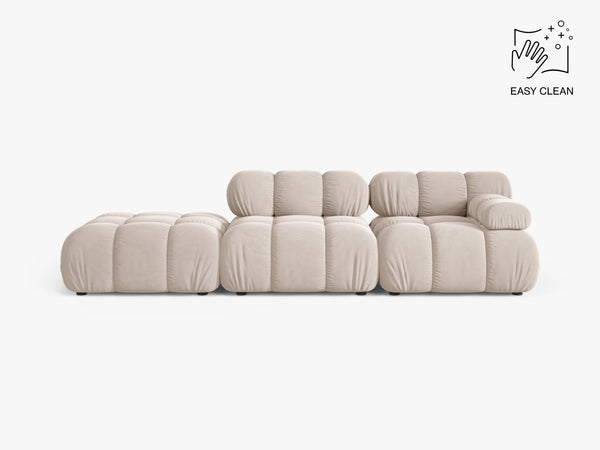 Modular 4-Seater Sofa with Rounded Design & Soft Comfort W282