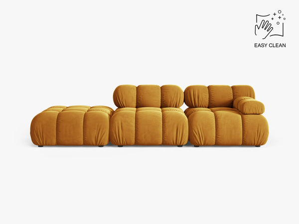 Modular 4-Seater Sofa with Rounded Design & Soft Comfort W282