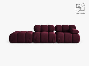 Modular 4-Seater Sofa with Rounded Design & Soft Comfort W282