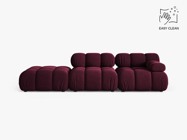 Modular 4-Seater Sofa with Rounded Design & Soft Comfort W282