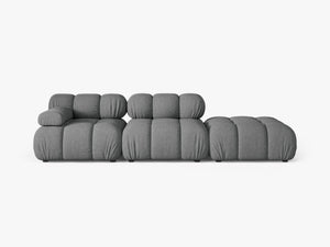 Modular 4-Seater Sofa with Rounded Design & Soft Comfort W282