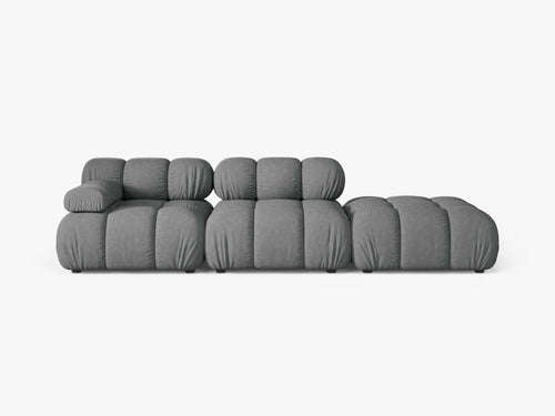 Modular 4-Seater Sofa with Rounded Design & Soft Comfort W282
