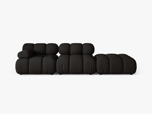 Modular 4-Seater Sofa with Rounded Design & Soft Comfort W282