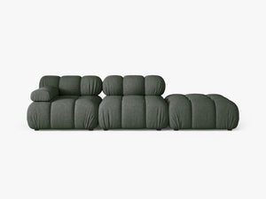 Modular 4-Seater Sofa with Rounded Design & Soft Comfort W282