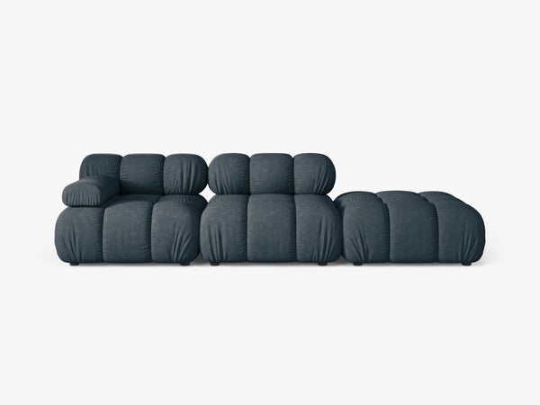 Modular 4-Seater Sofa with Rounded Design & Soft Comfort W282