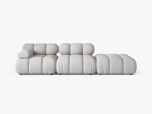 Modular 4-Seater Sofa with Rounded Design & Soft Comfort W282