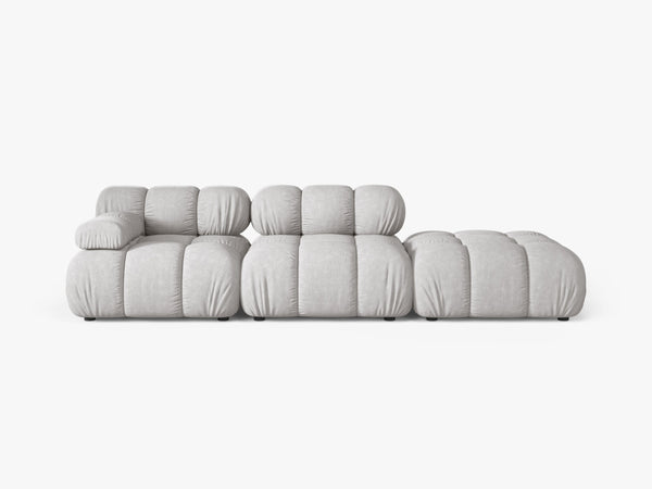 Modular 4-Seater Sofa with Rounded Design & Soft Comfort W282
