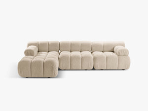 Modular Corner Sofa with Rounded Design & Flexible Layout W282