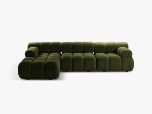 Modular Corner Sofa with Rounded Design & Flexible Layout W282