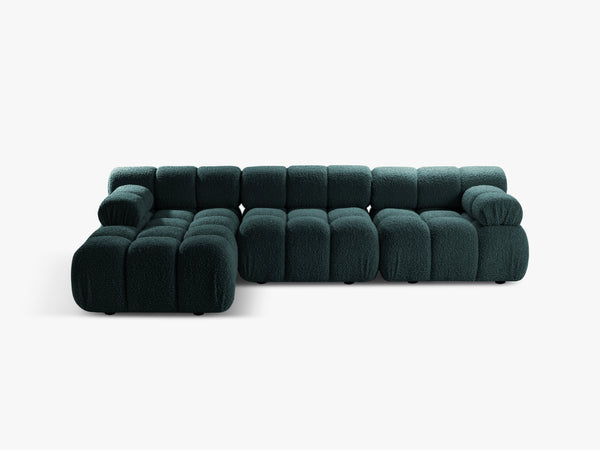 Modular Corner Sofa with Rounded Design & Flexible Layout W282