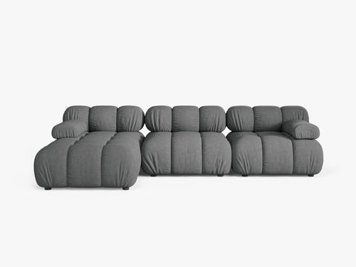 Modular Corner Sofa with Rounded Design & Flexible Layout W282
