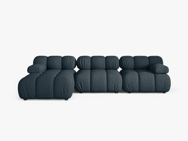Modular Corner Sofa with Rounded Design & Flexible Layout W282