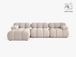 Modular Corner Sofa with Rounded Design & Flexible Layout W282
