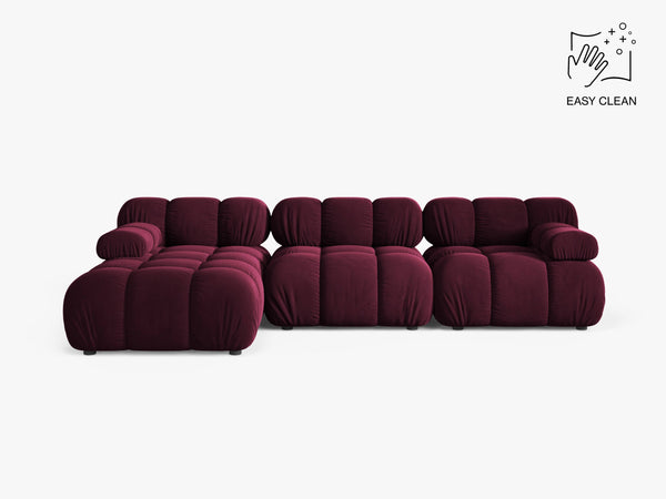 Modular Corner Sofa with Rounded Design & Flexible Layout W282