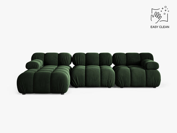 Modular Corner Sofa with Rounded Design & Flexible Layout W282